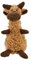 Charming Pet Scruffles Hundespielzeug Elch quietschend Plüsch klein - weiches Kuscheltier - robust und langlebig quietschendes Zerrspielzeug