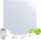 VIESTA® Infrarot Wandheizung mit Thermostat [INKL. TH10 THERMOSTAT] – Infrarotheizung Wandmontage Heizkörper – Carbon Crystal Infrarotheizung – Paneel Badezimmer geeignet – (Modell H500-500W)