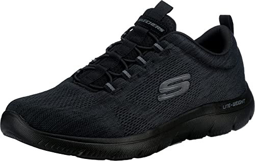Skechers Men's Summits Louvin, Mocasín Hombre, Black Schwarz BBK, 42 EU