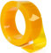 ANRO Streifenvorhang Lamelle Lamellenvorhang Weich-PVC Meterware 2mm 300x20cm Gelbtransparent