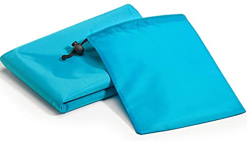 CelinaSun Outdoordecke 140x170 cm blau PES Taschen Stranddecke Picknick Decke Ultraleicht schnelltrocknend Unterlage
