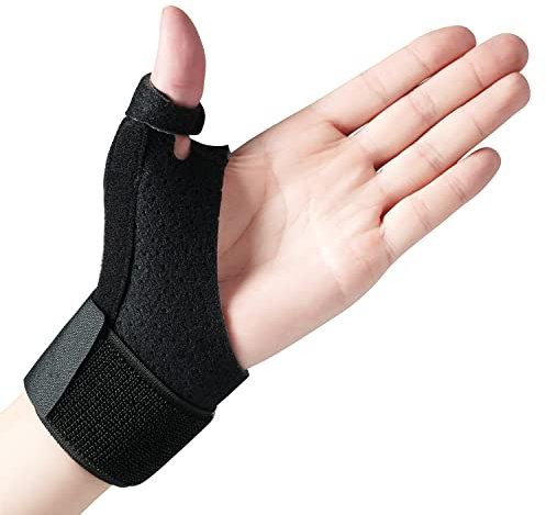 Kompressionsschiene für BlackBerry Daumen und Handgelenk, Daumenbandage, atmungsaktive Daumenschiene ohne Schweiß & Gerüche, Daumenstütze (Einheitsgröße, Rechtshändig)