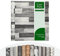 casa pura Vinylboden Meterware Plaza - Holzoptik Fliesenoptik Steinoptik - PVC Bodenbelag - Vinyl Designbelag für Küche, Bad & Wohnbereich (Cuban Oak 909M, 100x150cm)