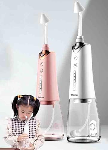 MOFOCO Elektrisch Nasendusche, Nasenspülung, Sinusspülungsset, tragbarer Nasenreiniger, Nasenspülung, 300-ml-Nasenspülsystem, mit 5 Modi, Neti-Topf zur Linderung von Nebenhöhlen und Allergien