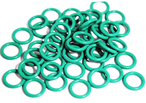 O-Ring aus Fluorkautschuk FKM CS 1,5 mm OD4 mm-85 mm Fluor-Sauerstoff-O-Ring Dichtung Dichtung korrosionsbeständige tragbare Hitze-OD 53 mm, CS 1,5 mm (10 Stück)