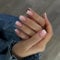 24pcs French False Nails Short - Press on Nails Full Cover Acrylic Fake Nails - False Nails With Glue Stick on Nails for Women and Girls Nail Art (White French Style)