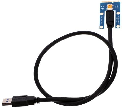 Uonlytech Carte Graphique Externe Pci-e pour Ordinateur Portable Adaptateur USB Mini