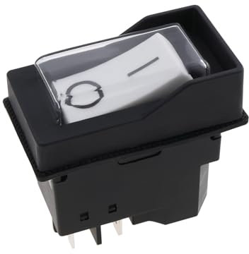 EMSea 1 interrupteur à bascule électromagnétique à 4 broches YH02-A compatible avec KEDU KJD16 divers équipements de machines-outils (230-250 V 16 A)