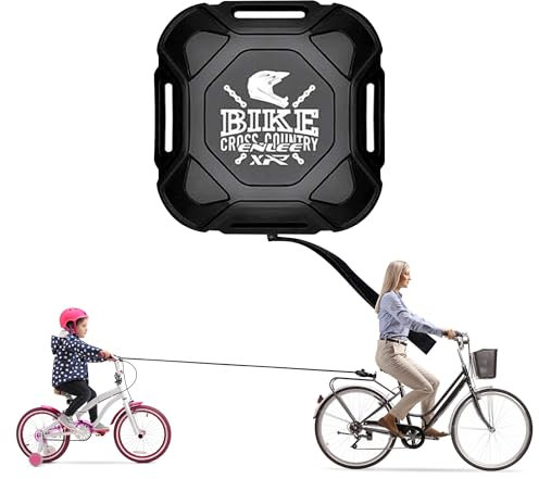 MEGHNA Fahrrad Abschleppseil Kinder,2.5M Fahrrad Traktionsseil, Automatisch Einziehbar Eltern Kind Fahrrad Abschleppseil,Tragfähigkeit 100Kg, Fahrrad Seilzug für Kinder Fahrrad, Mountainbike, Ebike