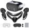 Silicone Cover Set Compatible with Meta Quest 3S Accessories, Silicone Face Cover, VR Shell Headset Cover, Touch Controller Grips,and Lens Protective Cover Accessories for Oculus Quest 3S