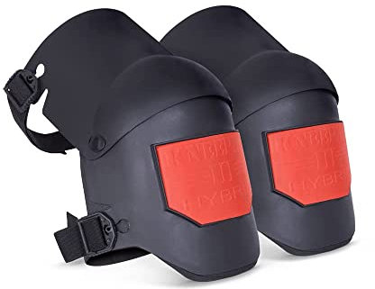 Sellstrom S96211, ginocchiere Pro Hybrid ultra flex III (gel), universale, nero/arancione