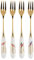 Portmeirion Home & Gifts Sara Miller Chelsea Collection SMC1102-XG Fourche Doré/Blanc 15 cm