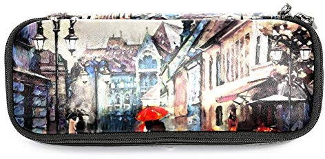Federmäppchen mit Ölgemälde, Motiv: Moulin Rouge Paris Frankreich 19x7.5x3.8cm/7.5x3x1.5in Style02