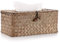 BSTKEY Rechteckiger Taschentuchbox aus Seegras für den Haushalt, dekorativer gewebter Papierhalter, Kaffee, 68 x 30 x 22 cm