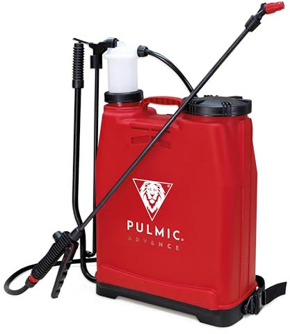 Pulmic Pulverizador Manual de Espalda 16L – Sulfatadora Profesional para Fumigar – Mochila de Pulverizar para Herbicida y Control de Plagas o Insecticida – Fabricado en España – 3 Años de Garantía