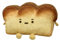 LAARNT Kreatives Toast Brot Plüschkissen Cartoon Plüsch Spielzeug Slice Brot Pad Kissen Emotionaler Ausdruck Sofakissen