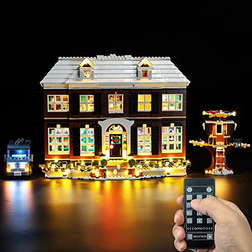 Kyglaring LED-Beleuchtungsset für Ideen allein zu Hause Exklusiver Bausatz und Beleuchtungsset Kompatibel mit Lego 21330 Modellbausatz - Ohne Lego Set (RC-Version)