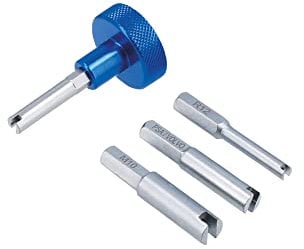 Laser 8310 Air Conditioning Valve Core Tool Set 4pc