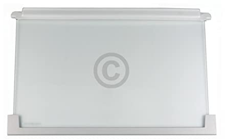 Einlegeboden aus Glas für Kühlschrank kompatibel mit Glasplatte AEG 225153106/3 auch für KühlGefrier Kombination475x305 mm