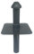 Flachdach-Sanitärlüfter, Bitumen- oder PVC-Flansch, Dachentlüftung, Abluft, Lüfter, DN 50, DN 100, DN 110, DN 125, DN 150, DN 200, DN 250, DN 300 (DN 100/110 - PVC-Flansch)