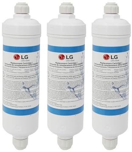 Lot de 3 Filtres à eau d'origine Frigo, Réfrigérateur, Congélateur ADQ73693901 LG Frigo, Réfrigérateur, Congélateur ADQ73693901 LG