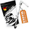 LOEVELOSI Fahrrad Schnellspanner extra leicht Hinterrad Achse, MTB, Trekking und Rennrad, Quick Release Fahrrad Achsen Set mit Schnellverschluss Schnellspannset Hinten Steckachse Hinterrad Silber