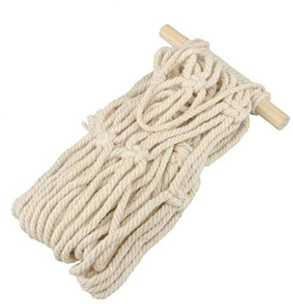 DENUVI Makramee Pflanzenhänger Halter Indoor Blumentopf Hängepflanze Halter Hängend Jute Vintage Seil Garten Zuhause
