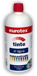 EUROTEX Tinte al Agua Concentrado. 1 Litro. Ocre.