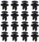 VGOL 50Pcs Trim Panel Lining Clips Replacement 70186729901 701867299 Compatible with VW T4 T5 Car Trim Clamps Door Panel Clips Black