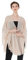 BEAUTELICATE Chiffon Schal Stola Bolero Damen Für Abendkleid Festlich Hochzeit Braut Frühling Sommer Jacke (Pfirsich,Einheitsgröße)