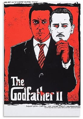 Filmposter The Godfather (19) auf Leinwand, Wandkunst, Poster, Foto, Gemälde, Poster, Raumdekoration, 20 x 30 cm