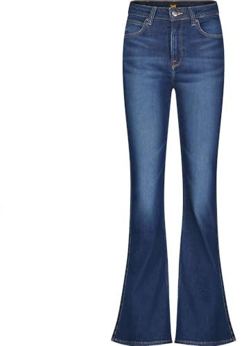 Lee Jeans mit mittelhohem Bund und ausgestelltem Bein für Damen