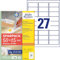 AVERY Zweckform L4737REV-65 Universal Etiketten (1.350 plus 405 Klebeetiketten extra, 63,5x29,6mm auf A4, wieder rückstandsfrei ablösbar/abziehbar, bedruckbar, selbstklebende Aufkleber) 65 Blatt, weiß