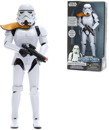 Disney Store Official - Sturmtruppler - Sprechende Actionfigur - Star Wars Spielzeug - 25,5 cm/10 - Soldat der imperialen Armee mit Leuchtblaster - Mit 14 Sätzen und Soundeffekten - Ab 3 Jahren