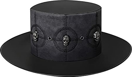 HINGTAT Halloween Steampunk Pest-Doktor Neutral Magic Hat Gentleman Zylinderhut Männer Weiblich Cosplay Prom Requisiten magische Hut Gentleman Party Top Hut