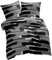 etérea Microfaser Bettwäsche 135x200 4 teilig - Ganzjahres Bettbezug - Patchy Flecken Set mit Kissen 2X 135x200cm + 2X 80x80cm - Grau