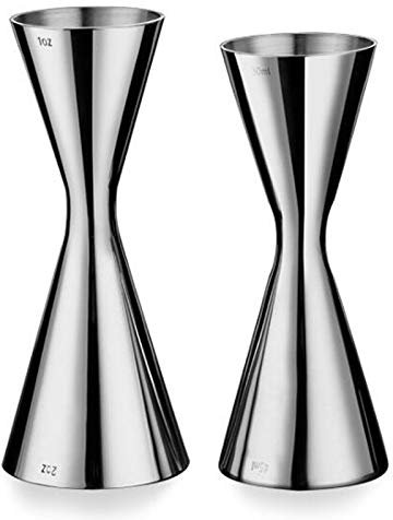 kekaa Bar Jigger Cocktail Double Jigger Bar de la Barre de Mesures 30 / 60Ml,30/45ml Cocktail Mixeur pour la FêTe Bar