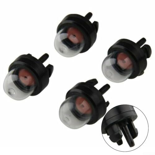 4er Set für Primer Lampen für McCulloch und für Homelite Kettensägen, kompatibel mit Poulan und für Echo inkl. WT 23A, WYJ 33, WYJ 34, WYJ 45