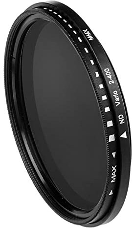 ND2 a ND400 Slim Fader Variabile Regolabile ND Filtro Ottico Vetro 82mm