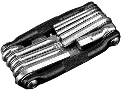 Tyinerc Fahrrad-Werkzeugset, leicht und robust – Multifunktionsgerät, tragbar, für Reisen, Outdoor, Wandern, Camping, Zuhause