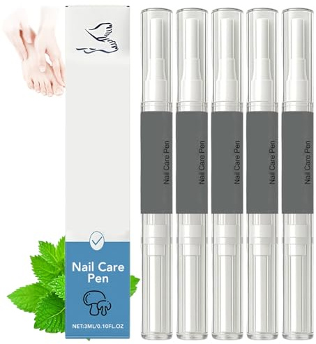 Nagelpilzstift für Finger- und Zehennägel, Neuer, fortschrittlicher Anti-Pilz-Stift 2026 mit natürlichen Inhaltsstoffen, Nagelserum zur Stärkung geschädigter Nägel und Fußpflege (5PCS)