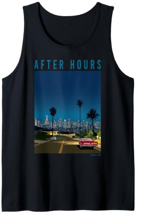Late Night City Pop Drive Retro 80s Aesthetic Tank Top