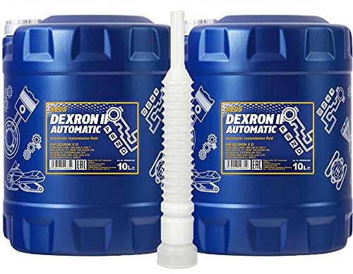 2 x 10L MANNOL ATF Dexron II Automatic/Automatikgetriebe- Servo- Öl Rot