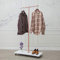 Garderobenständer, 150 cm hoch, Roségold, Industrieller Rohr, Rollgarderobe zum Aufhängen von Kleidung, Einzelhandel, freistehender Kleiderständer, Flur/Eingangsbereich, Anzüge, Zubehör