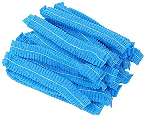 Sumedtec - Pack de 100 Gorros Desechables no Tejidas, elásticas, Antipolvo, para el Cabello, médicos, para médicos, Laboratorios, Enfermeras, Tatuajes, Servicio de Comida, Hospital