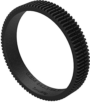 SMALLRIG Nahtloser Fokus Zahnrad Ring 360°Rotation Silent Follow Focus Ring (62,5 mm bis 64,5 mm) - 3291