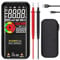 MAXRIENY Multimetro Digitale Tester Multimeter Ricaricabile Voltmetro 9999 conteggi Intelligente Ohmmetro Capacitanza resistenza Frequenza Continuità Diodo Ciclo di lavoro V-Alert Tester di tensione