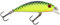 Angel-Berger Wild Devil Baits Trout Minnow Forellen Wobbler Kunstköder Flachläufer (UV Chartreuse, 4,5cm)