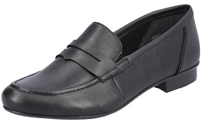 Rieker Damen Loafer 51954-01 schwarz Gr. 38