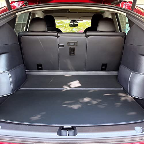 TESBEAUTY Tesla Juniper Model Y Kofferraum Cargo-Matten für Tesla 2026 2025 Model Y 5-Sitzer Kofferraummatten Fußmatten 7 Stück Allwetter-Tesla-Sitze aus Leder, Kratzfest